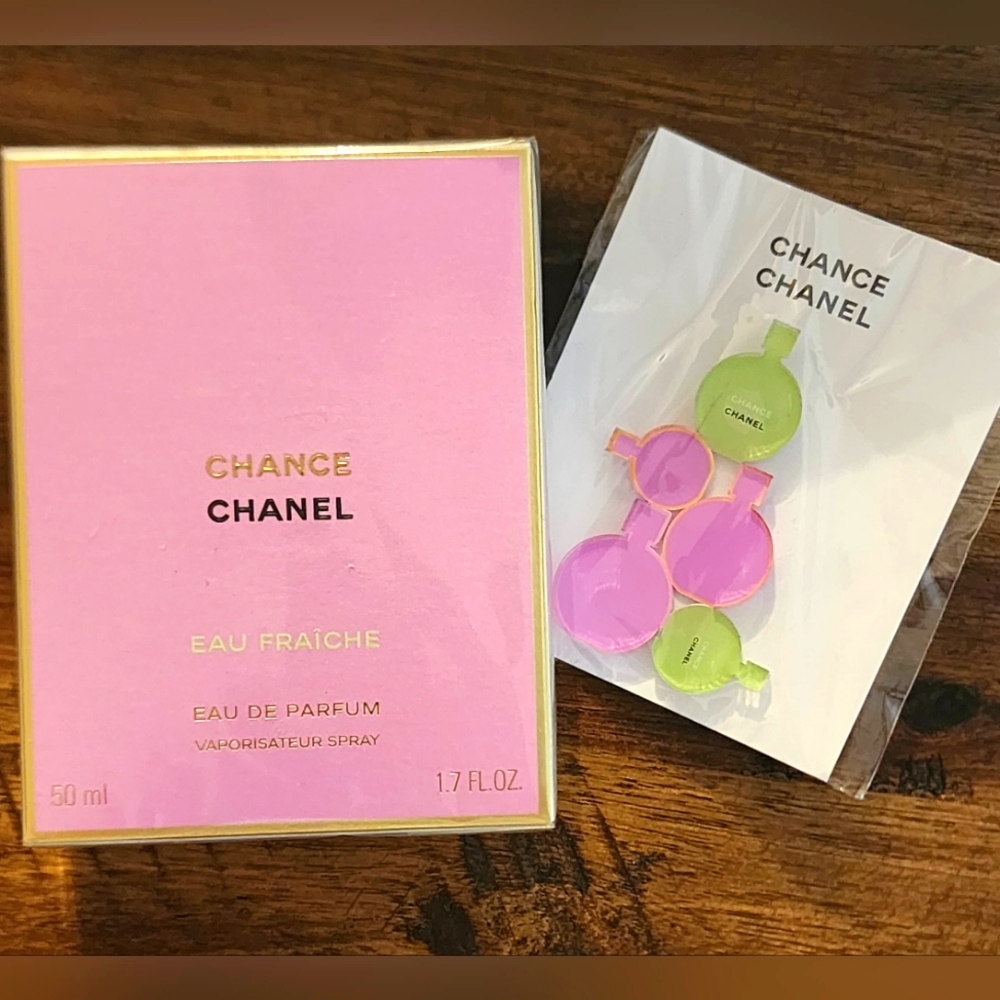 Chanel CHANCE Eau De Parfum 50ml &Chanel CHANCE Pin - All In Original packaging